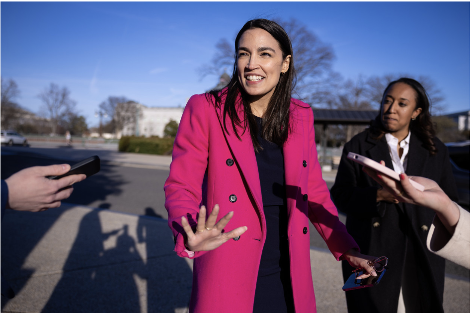 Rep. Alexandria Ocasio-Cortez, one of Sen. Kirsten Gillibrand’s strongest possible challengers, is all but closing the door on a possible run. | Francis Chung/POLITICO