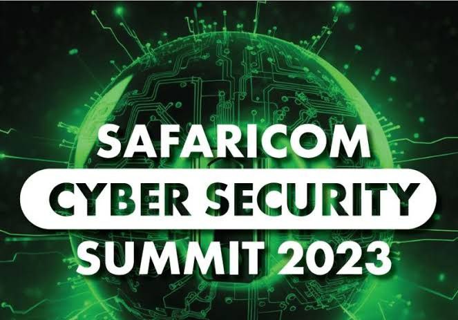 An image of the Safaricom Cyber Security Summit 2023 banner