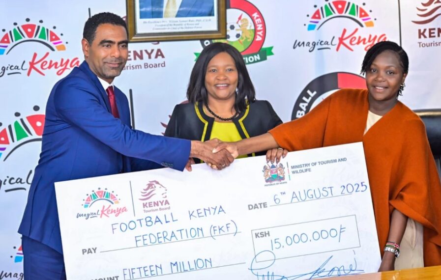 FKF and Kenya Tourism Board sign a Ksh15 million partnership to promote football and tourism across Kenya, boosting local travel and international visibility.