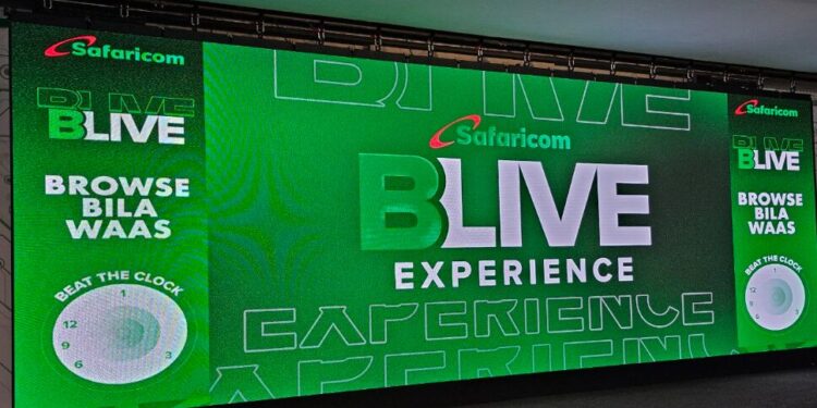 Safaricom launches B Live, a first of its kind service allowing customers to buy internet access by the hour, offering flexible one hour three hour and six hour bundles for students creators and professionals.