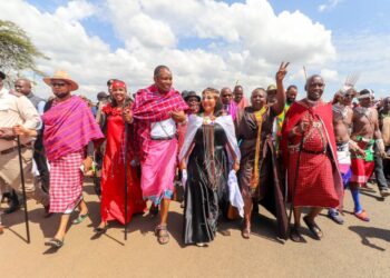 Tourism CS Rebecca Miano joins Samburu leaders at the Maralal Camel Derby, which draws 30,000 visitors and boosts cultural tourism in northern Kenya.