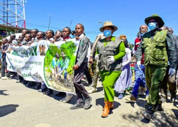 Tourism CS Rebecca Miano leads Mazingira Day 2025 in Nyandarua County