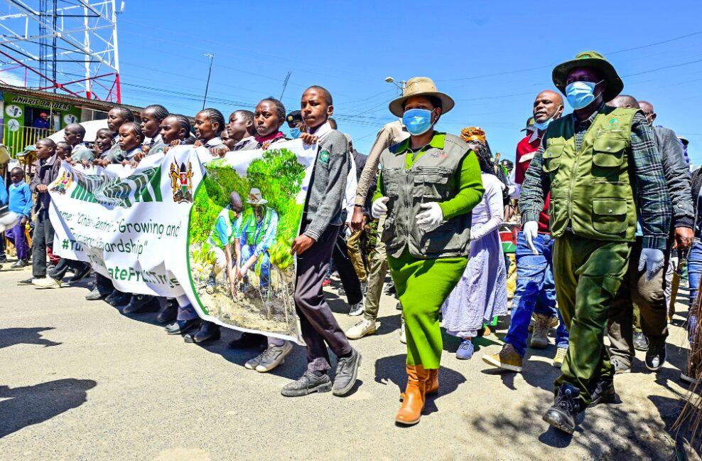Tourism CS Rebecca Miano leads Mazingira Day 2025 in Nyandarua County