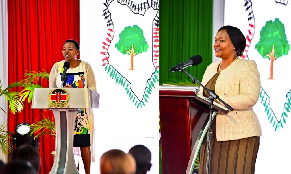 Tourism CS Rebecca Miano joins First Lady Rachel Ruto in Nakuru for the Third Edition of the First Lady’s Mazingira Awards (FLAMA), celebrating over 2,400 youth-led projects that promote environmental conservation and innovation across Kenya.