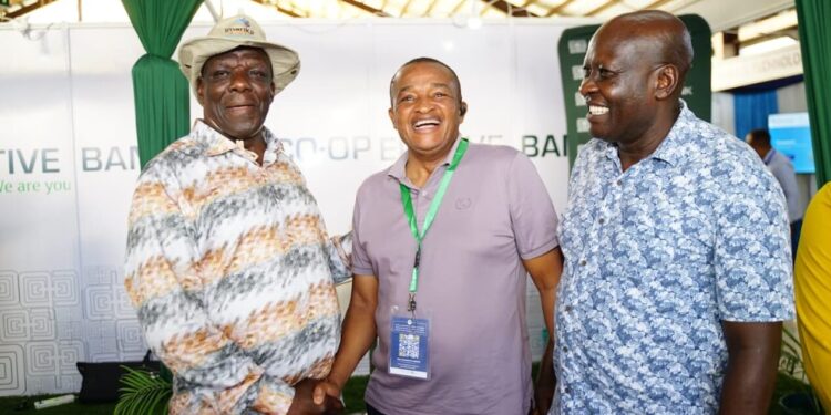 Co-op Bank Kenya engaged SACCO leaders at the 2026 KUSCCO Convention in Mombasa, with Hon. Wycliffe Oparanya attending to discuss cooperative growth and sector innovation.