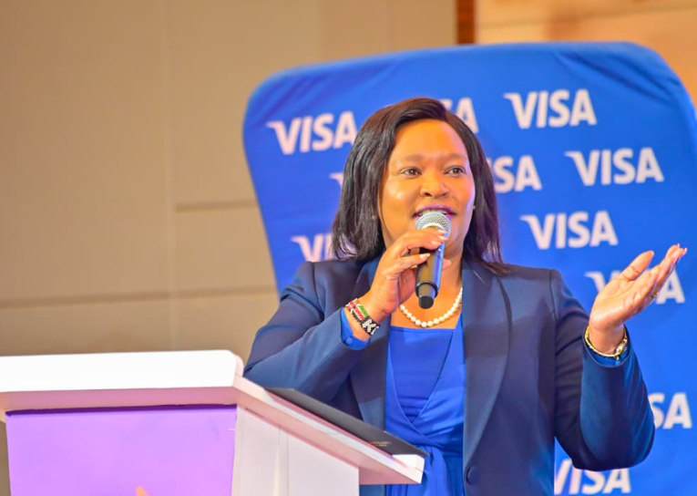 Tourism and Wildlife CS Rebecca Miano addresses stakeholders at the TouristTap launch in Nairobi, noting its impact on simplifying tourist payments across Kenya’s tourism sector.