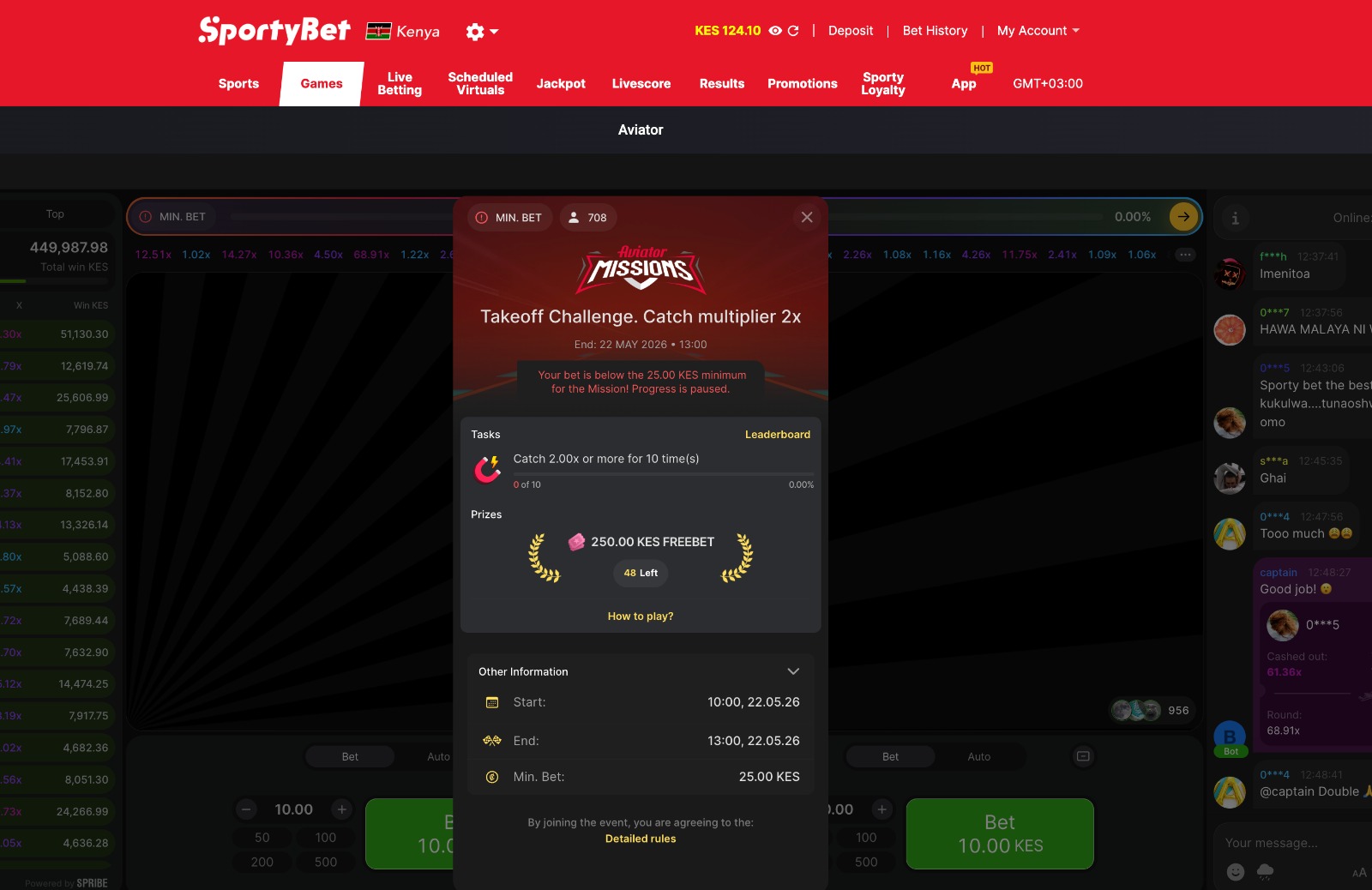Bet With Discipline. Cash Out With Precision: How to Play
SportyBet Aviator Missions in Kenya